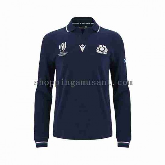 Maillot Rugby Écosse Homme Domicile RWC 2023 Manche Longue