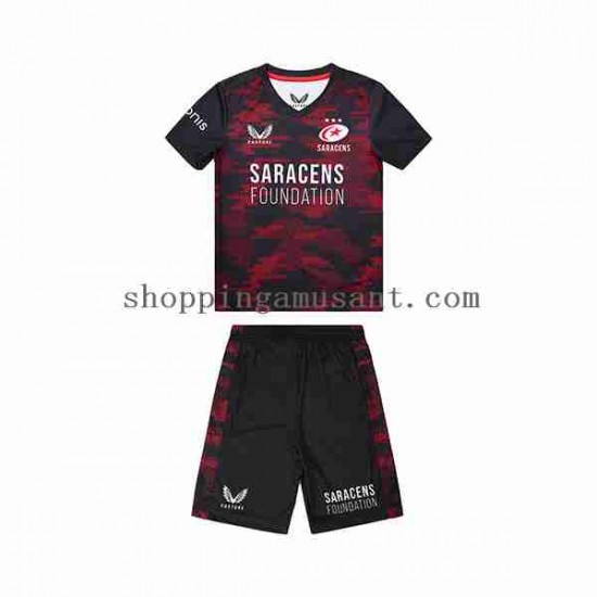 Maillot Rugby Saracens Enfant Domicile 2023 Manche Courte