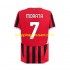 Maillot de Foot AC Milan Alvaro Morata 7 Homme Domicile 2024-2025 Manche Courte