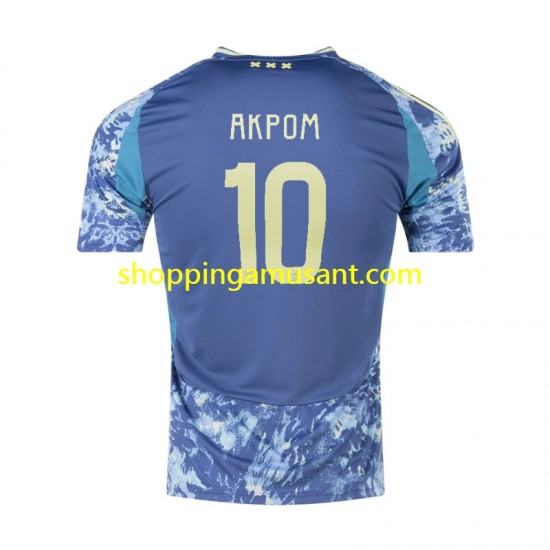 Maillot de Foot Ajax Amsterdam Chuba Akpom 10 Homme Extérieur 2024-2025 Manche Courte