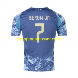 Maillot de Foot Ajax Amsterdam Steven Bergwijn 7 Homme Extérieur 2024-2025 Manche Courte