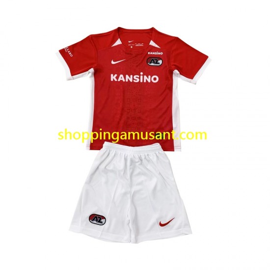 Maillot de Foot AZ Alkmaar Enfant Domicile 2024-2025 Manche Courte