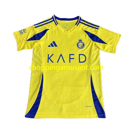 Maillot de Foot Al Nassr Homme Domicile 2024-2025 Manche Courte