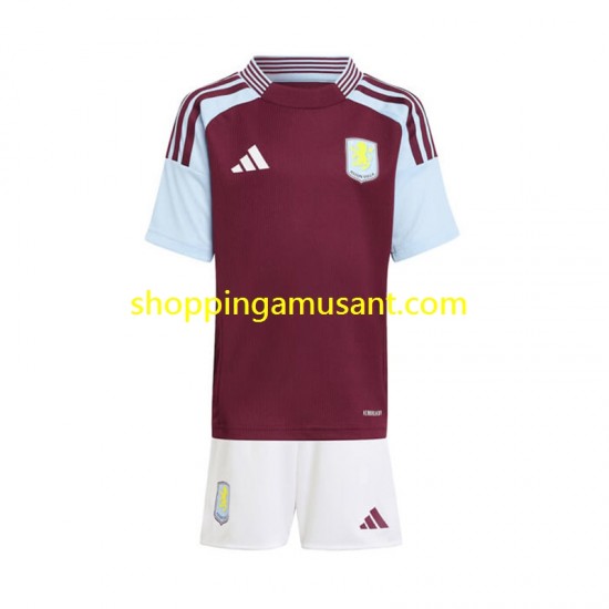 Maillot de Foot Aston Villa Enfant Domicile 2024-2025 Manche Courte