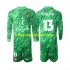 Maillot de Foot Atlético Madrid Jan Oblak 13 Gardien Enfant Extérieur 2024-2025 Manche Longue