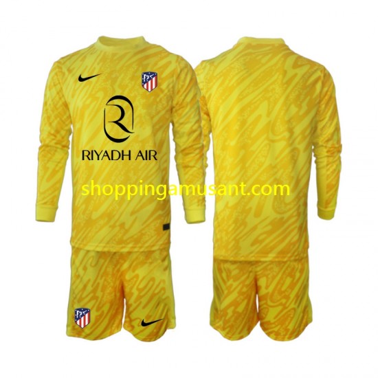 Maillot de Foot Atlético Madrid Gardien Enfant Neutre 2024-2025 Manche Longue