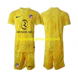 Maillot de Foot Atlético Madrid Gardien Enfant Neutre 2024-2025 Manche Courte