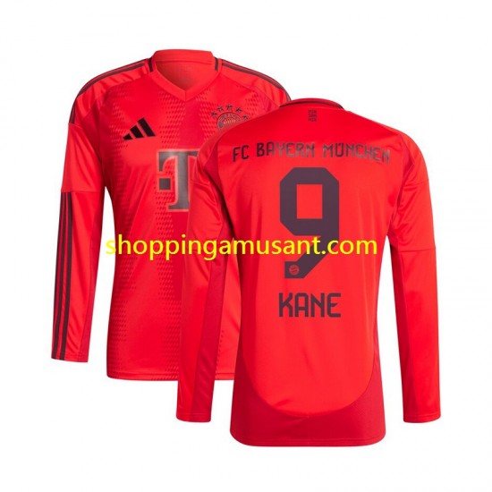 Maillot de Foot Bayern Munich Kane 9 Homme Domicile 2024-2025 Manche Longue