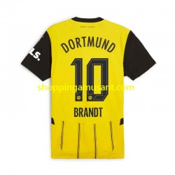Maillot de Foot Borussia Dortmund Julian Brandt 10 Homme Domicile 2024-2025 Manche Courte
