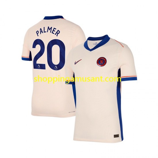 Maillot de Foot Chelsea Cole Palmer 20 Homme Extérieur 2024-2025 Manche Courte