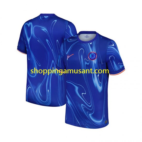 Maillot de Foot Chelsea Homme Domicile 2024-2025 Manche Courte