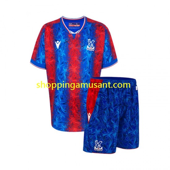 Maillot de Foot Crystal Palace Enfant Domicile 2024-2025 Manche Courte