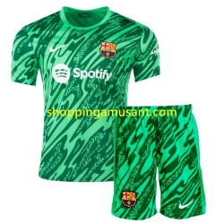 Maillot de Foot FC Barcelone Gardien Enfant Domicile 2024-2025 Manche Courte