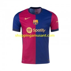 Maillot de Foot FC Barcelone Homme Domicile 2024-2025 Manche Courte