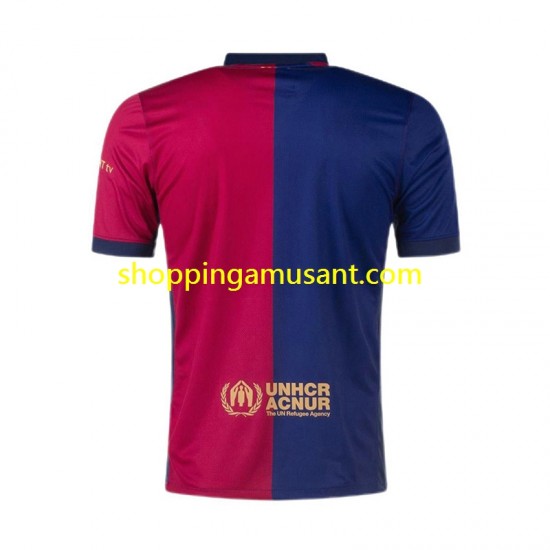 Maillot de Foot FC Barcelone Homme Domicile 2024-2025 Manche Courte