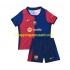 Maillot de Foot FC Barcelone Enfant Domicile 2024-2025 Manche Courte