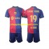 Maillot de Foot FC Barcelone UCL Font Lamine Yamal 19 Enfant Domicile 2024-2025 Manche Courte