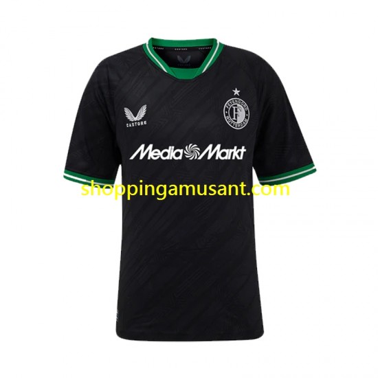 Maillot de Foot Feyenoord Rotterdam Homme Extérieur 2024-2025 Manche Courte