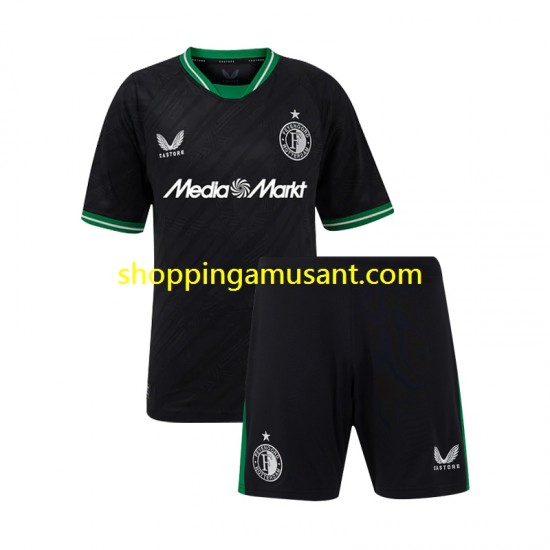Maillot de Foot Feyenoord Rotterdam Enfant Extérieur 2024-2025 Manche Courte