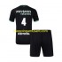 Maillot de Foot Feyenoord Rotterdam Lutsharel Geertruida 4 Enfant Extérieur 2024-2025 Manche Courte