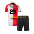 Maillot de Foot Feyenoord Rotterdam Santiago Gimenez 29 Enfant Domicile 2024-2025 Manche Courte