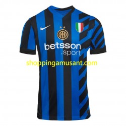 Maillot de Foot Inter Milan Homme Domicile 2024-2025 Manche Courte