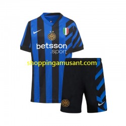 Maillot de Foot Inter Milan Enfant Domicile 2024-2025 Manche Courte