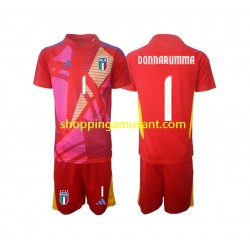 Maillot de Foot Italie Donnarumma 1 Gardien Enfant Neutre Euro 2024 Manche Courte