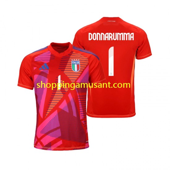 Maillot de Foot Italie Gianluigi Donnarumma 1 Gardien Homme Neutre Euro 2024 Manche Courte