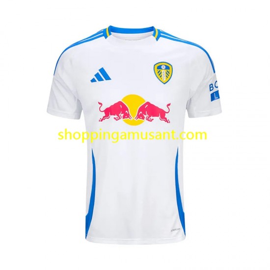 Maillot de Foot Leeds United Homme Domicile 2024-2025 Manche Courte