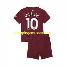 Maillot de Foot Manchester City Jack Grealish 10 Enfant Neutre 2024-2025 Manche Courte