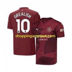 Maillot de Foot Manchester City Jack Grealish 10 Homme Neutre 2024-2025 Manche Courte