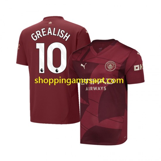 Maillot de Foot Manchester City Jack Grealish 10 Homme Neutre 2024-2025 Manche Courte