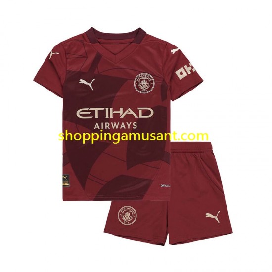 Maillot de Foot Manchester City Enfant Neutre 2024-2025 Manche Courte