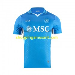 Maillot de Foot Naples Homme Domicile 2024-2025 Manche Courte