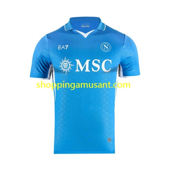 Maillot de Foot Naples Homme Domicile 2024-2025 Manche Courte