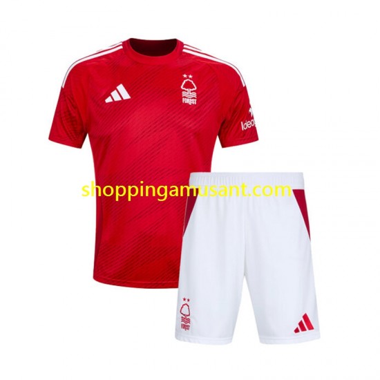 Maillot de Foot Nottingham Forest Enfant Domicile 2024-2025 Manche Courte
