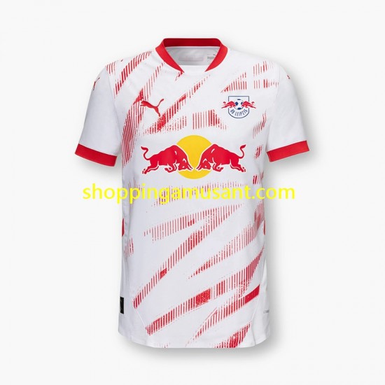 Maillot de Foot RB Leipzig Homme Domicile 2024-2025 Manche Courte