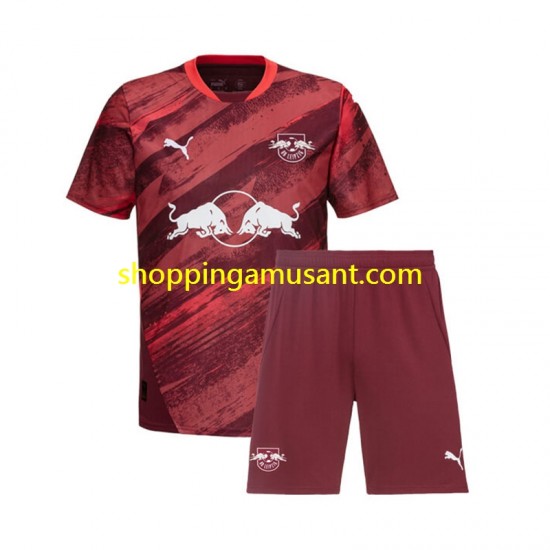 Maillot de Foot RB Leipzig Enfant Extérieur 2024-2025 Manche Courte