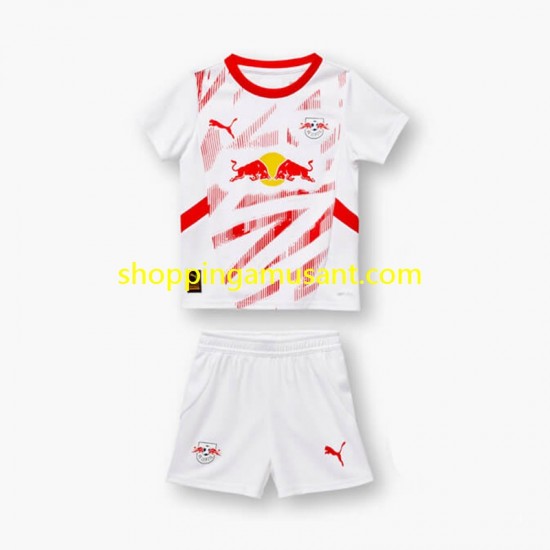 Maillot de Foot RB Leipzig Enfant Domicile 2024-2025 Manche Courte