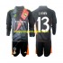 Maillot de Foot Real Madrid Andriy Lunin 13 Gardien Enfant Extérieur 2024-2025 Manche Longue