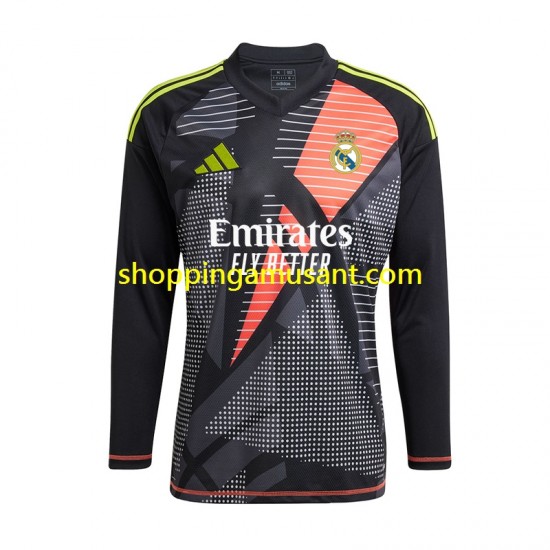 Maillot de Foot Real Madrid Gardien Homme Extérieur 2024-2025 Manche Longue