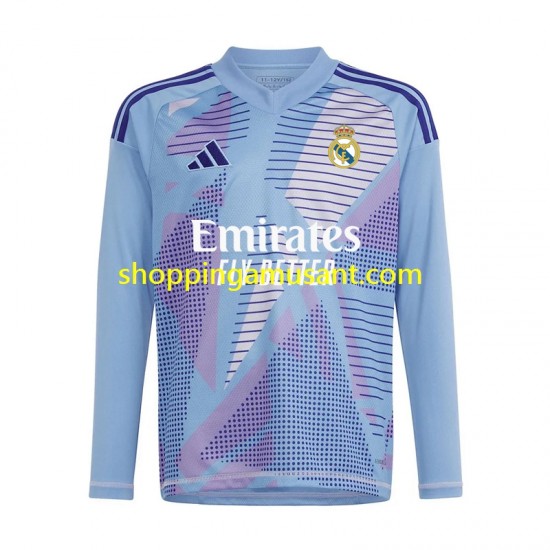 Maillot de Foot Real Madrid Gardien Homme Domicile 2024-2025 Manche Longue