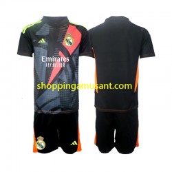 Maillot de Foot Real Madrid Gardien Enfant Extérieur 2024-2025 Manche Courte