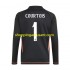Maillot de Foot Real Madrid Thibaut Courtois 1 Gardien Homme Extérieur 2024-2025 Manche Courte