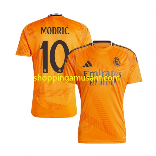 Maillot de Foot Real Madrid Modrić Luka 10 Homme Extérieur 2024-2025 Manche Courte