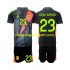 Maillot de Foot Espagne Unai Simon 23 Gardien Enfant Extérieur Euro 2024 Manche Courte