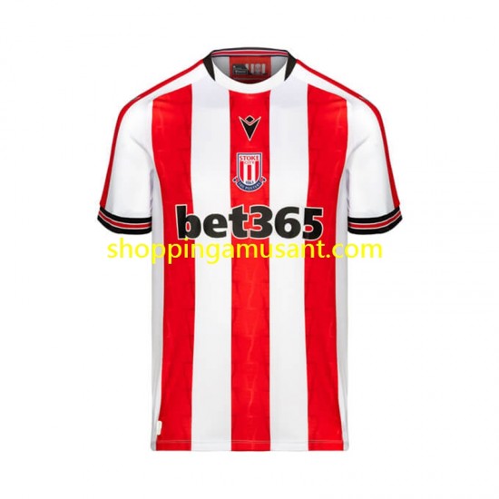 Maillot de Foot Stoke City Homme Domicile 2024-2025 Manche Courte