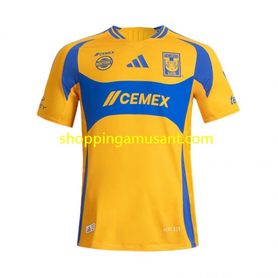 Maillot de Foot Tigres UANL Homme Domicile 2024-2025 Manche Courte
