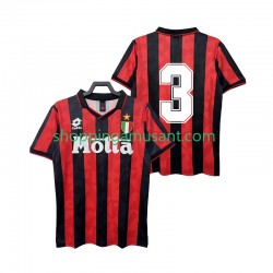 Maillot de Foot AC Milan 3 1993 Rétro Homme Domicile 1994 Manche Courte